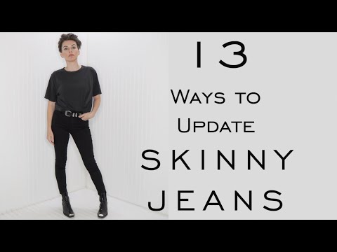 13 Edgy Classic Ways to STYLE SKINNY JEANS - Shop your...