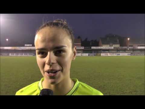 Amber Maximus na DVC Eva’s Tienen – KAA Gent Ladies op 17.12.2016