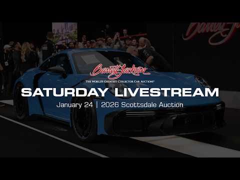Barrett-Jackson 2026 Livestream Replay - Super Saturday, Jan 24 - "All the cars, all the time"