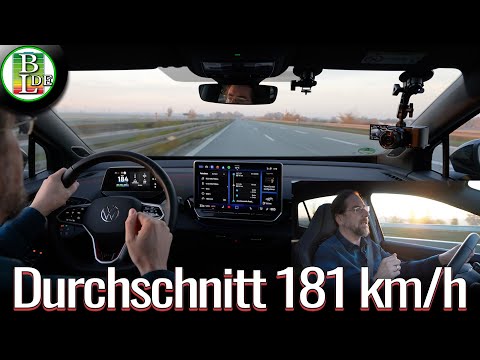 Volkswagen ID.5 GTX Autobahn-Test – 180 km/h, Verbrauch & Stabilität bei Top-Speed!