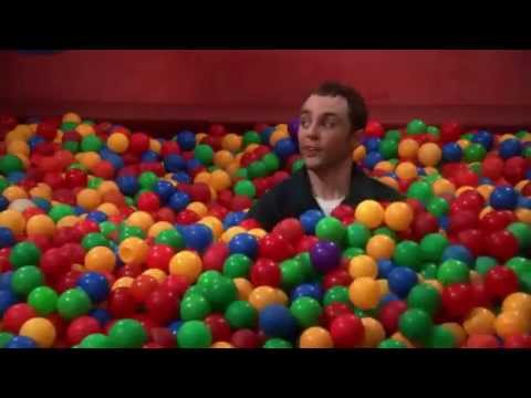 The Big Bang Theory - Sheldon - Bazinga! (in ball pit)