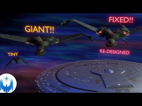 RE-Making the K'vort Class!  The HUGE Star Trek: TNG Bird of Prey Size Controversy FIXED!