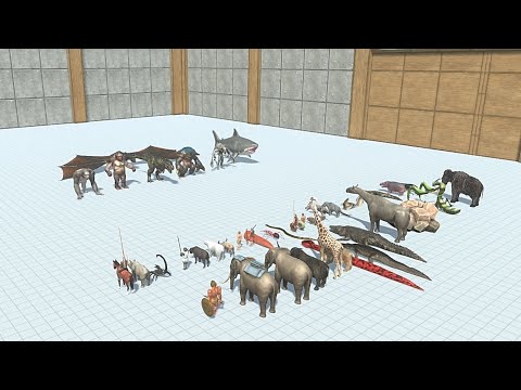 7 Strongest Bosses VS 5 weakest factions  - Animal Revolt Battle Simulator