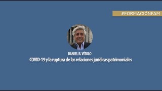 COVID-19 y la ruptura de las relaciones jurídicas patrimoniales. Daniel R. Vitolo.