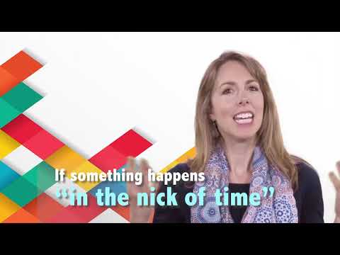 1分で英語間一髪のところで (English in a Minute: In the Nick of Time)