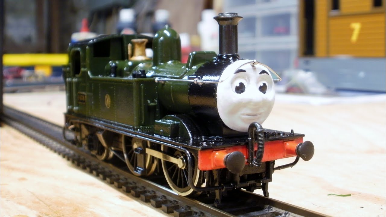 Custom OO RWS Oliver the Great Western Engine #1436 - Test Run