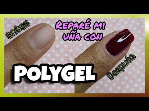 CÓMO REPARAR UNA UÑA ROTA | USANDO POLYGEL ♥ NailArt By Andy