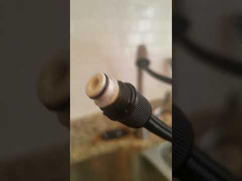 How to replace delta pull out faucet hose