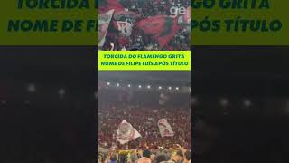 TORCIDA DO FLAMENGO GRITA O NOME DO EX-TREINADOR APÓS A CONQUISTA DO CARIOCA | #shorts | ge.globo