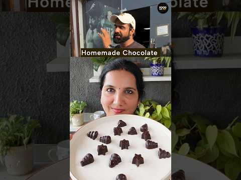 Gym Coach Nitesh Soni's Homemade Chocolate Recipe #shorts