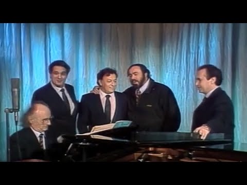 Three Tenors 'O sole mio ( Luciano Pavarotti / José Carreras / Plácido Domingo )Liveᴴᴰ Improvisation