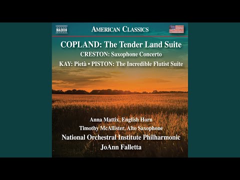 Saxophone Concerto, Op. 26 (Version for Saxophone & Orchestra) : II. Meditative