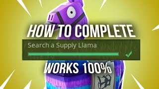 fortnite how to complete search a supply llama challenge season 5 week 1 - where to find supply llamas in fortnite