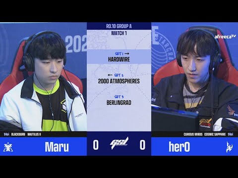 [2022 GSL S2] Ro.10 Group A Match1 Maru vs herO