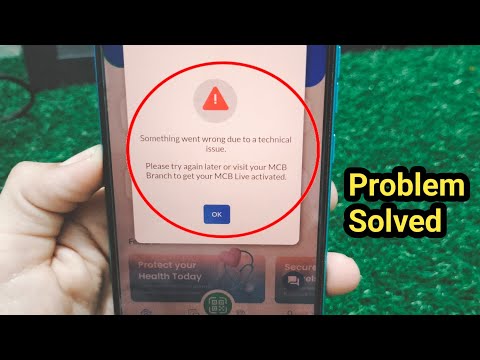 MCB Something Went wrong due to technical issue plz try again later or visit your mcb branch mcb liv