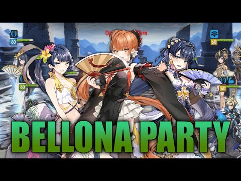 Lone Crescent Bellona and Her Bellona Party - Epic Seven