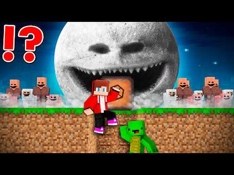 INFECTING Moon Wakes Up vs Doomsday Bunker in Minecraft - Maizen JJ and Mikey