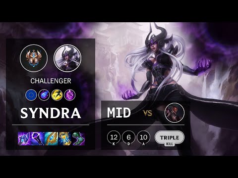 Syndra Mid vs Lucian - EUW Challenger Patch 11.6