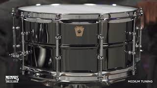 Video thumbnail for Ludwig 14x6.5 Black Beauty Snare Drum with Tube Lugs (LB417T) by Memphis Drum Shop