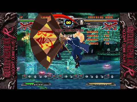 GGXXACPR - Anji - AN x TE - Impossible Dust into H Fuujin corner combo