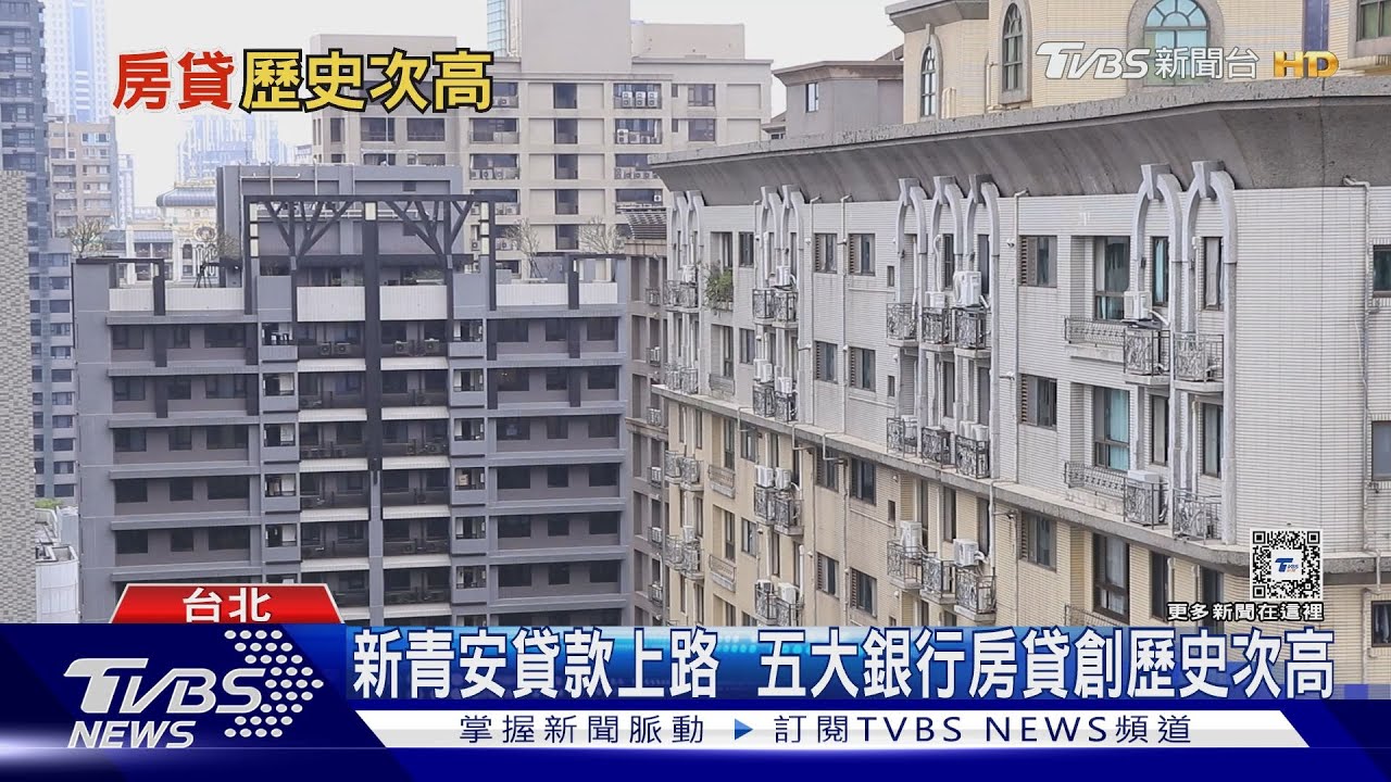 新青安貸款上路 五大銀行房貸創歷史次高