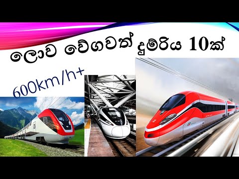 Top 10 Fastest High Speed Trains in the World 2021 | earth cafe