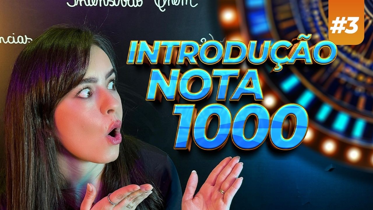 COMO escrever a INTRODUÇÃO PERFEITA na REDAÇÃO DO ENEM 2024 |  Aula 03