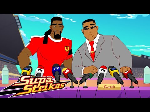 Press Conference On The PITCH! | Supa Strikas ⚽ | Action Cartoons For Kids