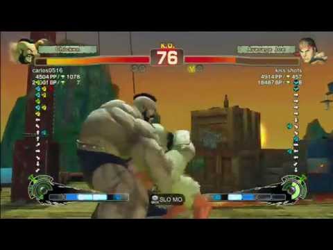 carlos0516(Zangief) Vs kiss shots(Ryu) Ranked Replay SSF4AE v2012 720p