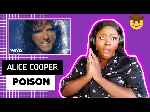 FIRST TIME REACTING TO | ALICE COOPER - POISON REACTION!