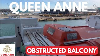 Cunard Queen Anne | Obstructed Balcony 4064 Tour & Review | November 2025