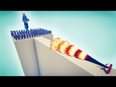 100x SAMURAI + GIANT & EVERY GOD WHO CAN SURVIVE? - Totally Accurate Battle Simulator