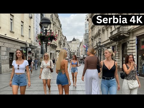 🇷🇸 Serbia Walking Tour 4K | Belgrade, Novi Sad & Serbian Street Life 2025 | Ultra HD Travel Video