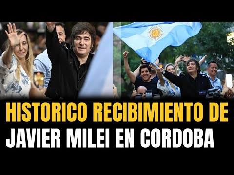 FUROR POR JAVIER MILEI EN CÓRDOBA 🔥 MILITANTES LIBERTARIOS COPARON LAS CALLES DE NUEVA CÓRDOBA