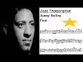 Sonny Rollins Transcription - Four (1969)
