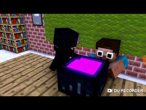 Monster school brewing with baby Enderman challenge minecraft animation