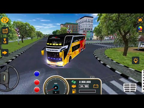 Mobile Bus Simulator New Bus #9 JAKARTA - Android Gameplay FHD