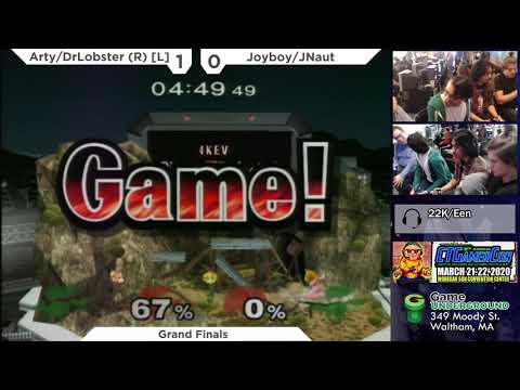 N.E. Melee Arcadian 7 - Joyboy/JNaut (Green) vs. DrLobster/Arty [L] (Red) - SSBM Doubles GF
