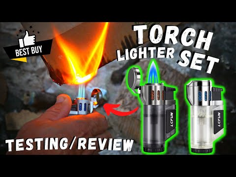 Torch Lighter 2 Pack Triple Jet Amazon - Testing/Review