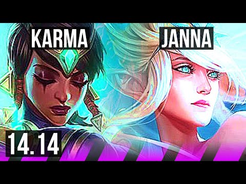KARMA & Kai'Sa vs JANNA & Twitch (SUP) | 4/1/6, 500+ games | TR Master | 14.14