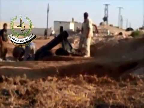 استهداف معسكر وادي الضيف في ريف إدلب بمدفع جهنم من قبل لواء مغاوير الشرق ضمن مجريات معركة الجيش الواحد