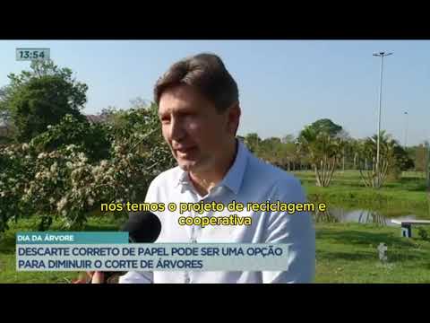 PREFEITO FALA SOBRE DESCARTE CONSCIENTE DE PAPEL