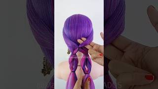 Easy hairstyle for girls 🎀 #braids #beauty #hair #viral #hairstyles