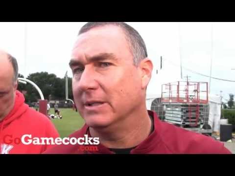 Shawn Elliott after Sept. 24 Gamecocks practice