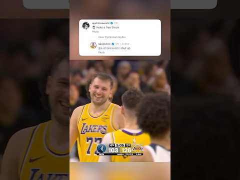 AR to Luka after missing his FT for 50 🤣