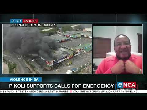 Discussion Pikoli supports calls for emergency