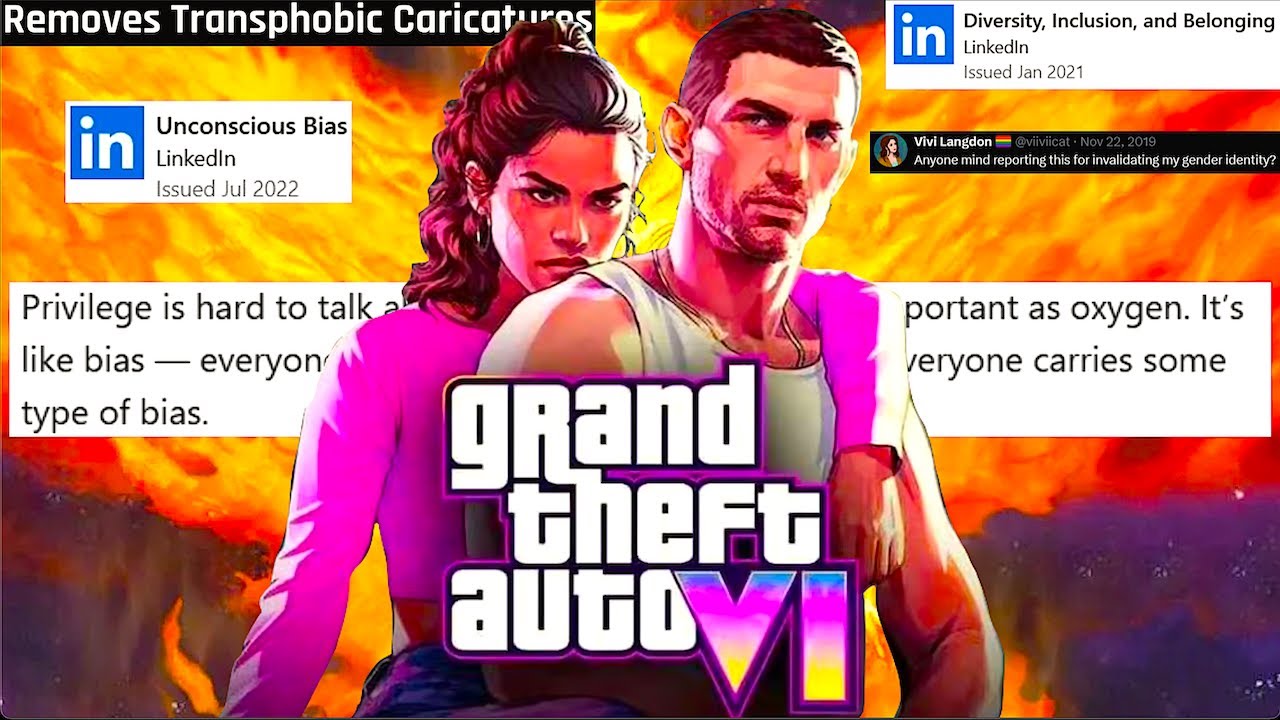 Grand Theft Auto 6 EXPOSED! SILENCES White Male Developers + Rockstar INFESTED with Woke DEI Agenda