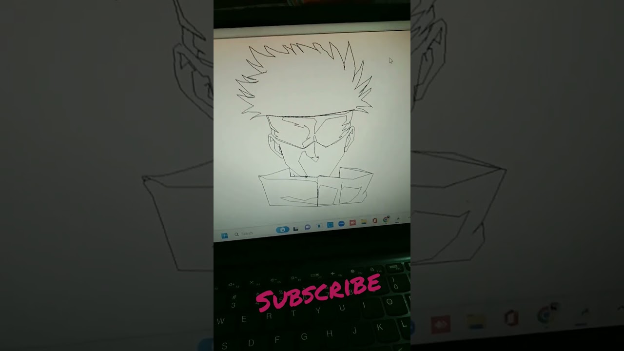 gojo using python #gojo #viral #python #pythoncoding #art #pythonlanguage #pythoncode #python #bts