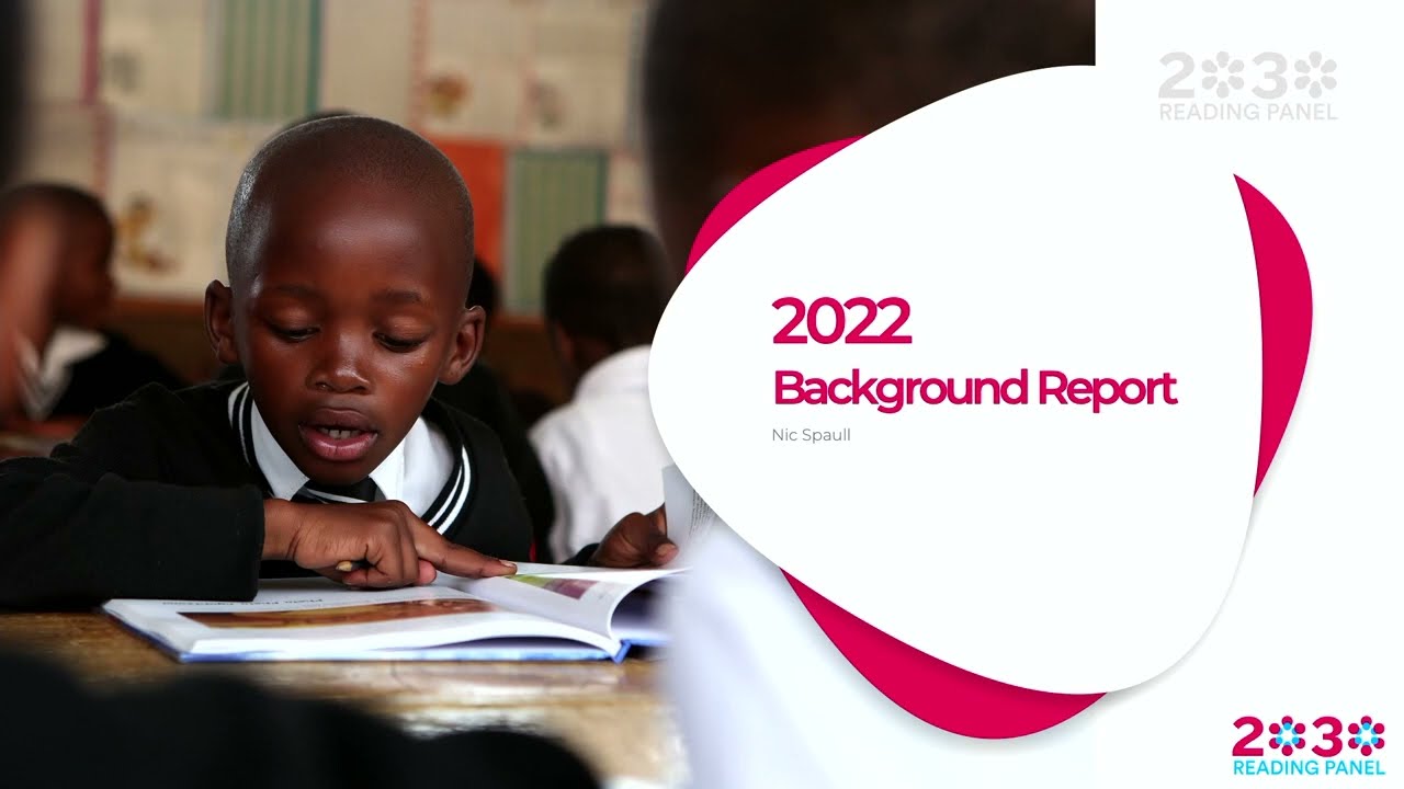 Reading Panel 2030 22 | Prof Nic Spaull