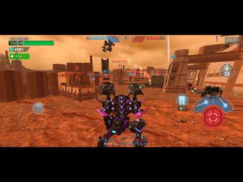 Nucleons Ao Jun + New Pasive module Overdrive unit -WAR ROBOTS- test server #part2